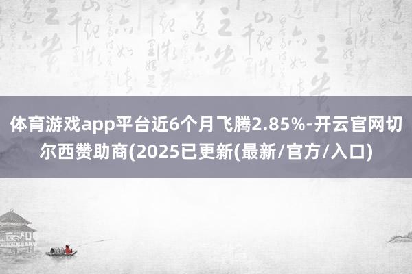 体育游戏app平台近6个月飞腾2.85%-开云官网切尔西赞助商(2025已更新(最新/官方/入口)