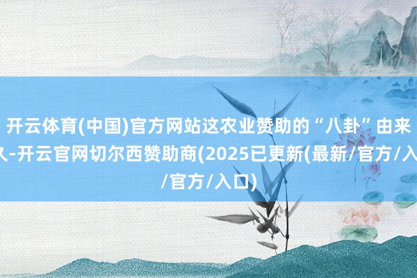 开云体育(中国)官方网站这农业赞助的“八卦”由来已久-开云官网切尔西赞助商(2025已更新(最新/官方/入口)