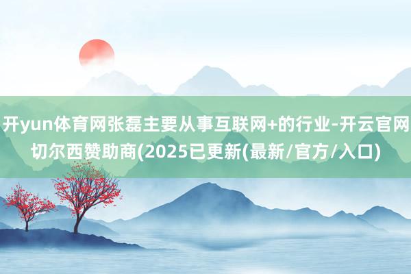 开yun体育网张磊主要从事互联网+的行业-开云官网切尔西赞助商(2025已更新(最新/官方/入口)